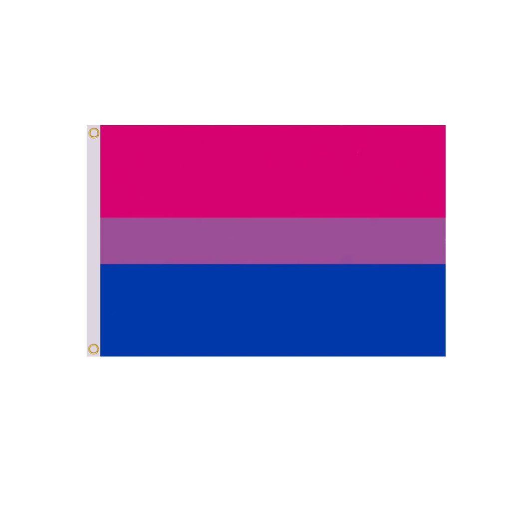 Bisexual 3 Feet by 5 Feet Nylon Flag - The Awareness Company