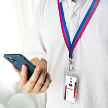 Load image into Gallery viewer, Bisexual Flag Lanyards - The Awareness Company