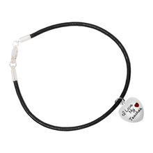 Load image into Gallery viewer, Black Cord I Love My Teacher Bracelets - The Awareness Company