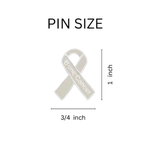 Bone Cancer Awareness Ribbon Pins