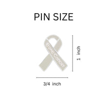 Load image into Gallery viewer, Bone Cancer Awareness Ribbon Pins - The Awareness Company