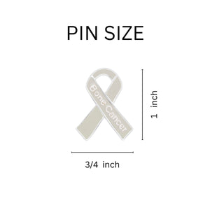 Bone Cancer Awareness Ribbon Pins - The Awareness Company