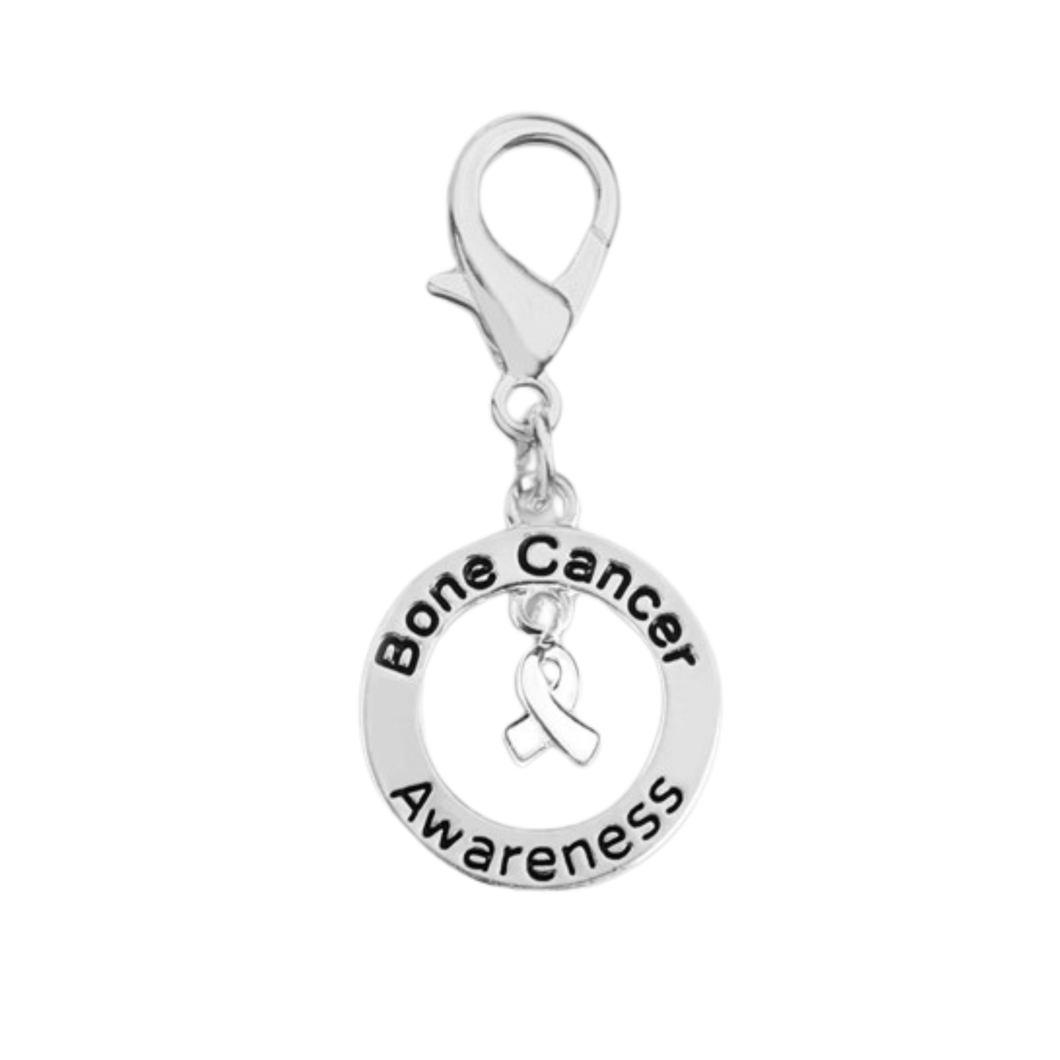 Bone Cancer Circle Awareness Hanging Charms - The Awareness Company