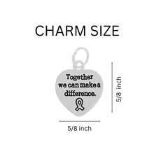 Load image into Gallery viewer, Breast Cancer Awareness Pink Ribbon Leather Rope Bracelets - The Awareness Company