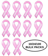 Load image into Gallery viewer, Bulk Pack Breast Cancer Find The Cure Ribbon Car Magnets - The Awareness Company