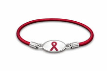 Load image into Gallery viewer, Burgundy Ribbon Stretch Bracelets - The Awareness Company