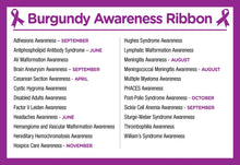 Load image into Gallery viewer, Burgundy Silicone Bracelets - The Awareness Company