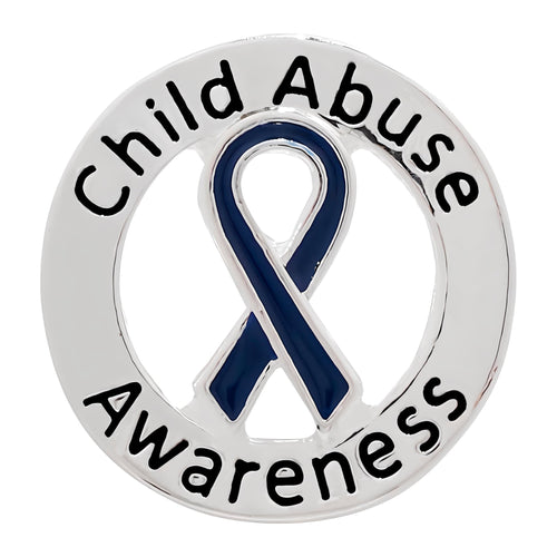thumbnail interactive-video image 1 of End Child Abuse Blue Ribbon Iron-On Awareness Patch 1 of 4
