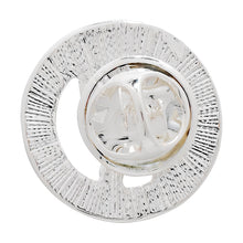 Load image into Gallery viewer, Circle Domestic Violence Awareness Ribbon Pins - The Awareness Company