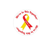 Load image into Gallery viewer, Coronavirus Disease (COVID - 19) Button Pins - We&#39;re In This Together - The Awareness Company