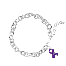 Load image into Gallery viewer, Crohn&#39;s Disease Awareness Chunky Charm Bracelets