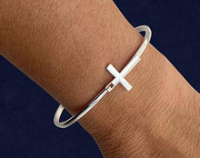 Load image into Gallery viewer, Cross Bangle Bracelets 