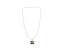 Load image into Gallery viewer, Daniel Quasar Flag Charm Necklaces - The Awareness Company