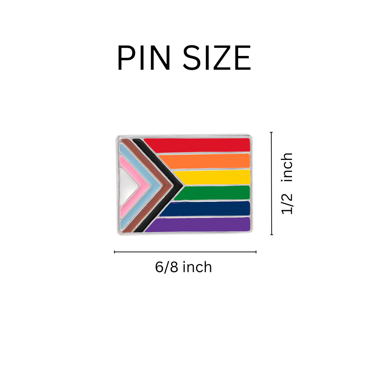 10 Pack Daniel Quasar Flag Lapel Pins – The Awareness Company