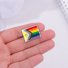 Load image into Gallery viewer, Daniel Quasar Intersex - Inclusive Progress Pride Flag Lapel Pins - The Awareness Company