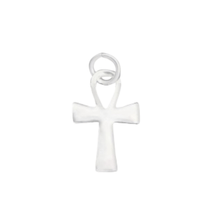 Load image into Gallery viewer, Decorative Silver Cross Charm - The Awareness Company