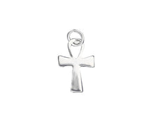 Load image into Gallery viewer, Decorative Silver Cross Charm 