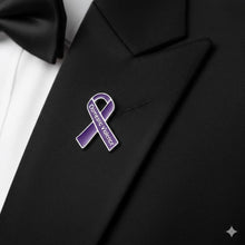 Load image into Gallery viewer, Domestic Violence Awareness Ribbon Pins - The Awareness Company