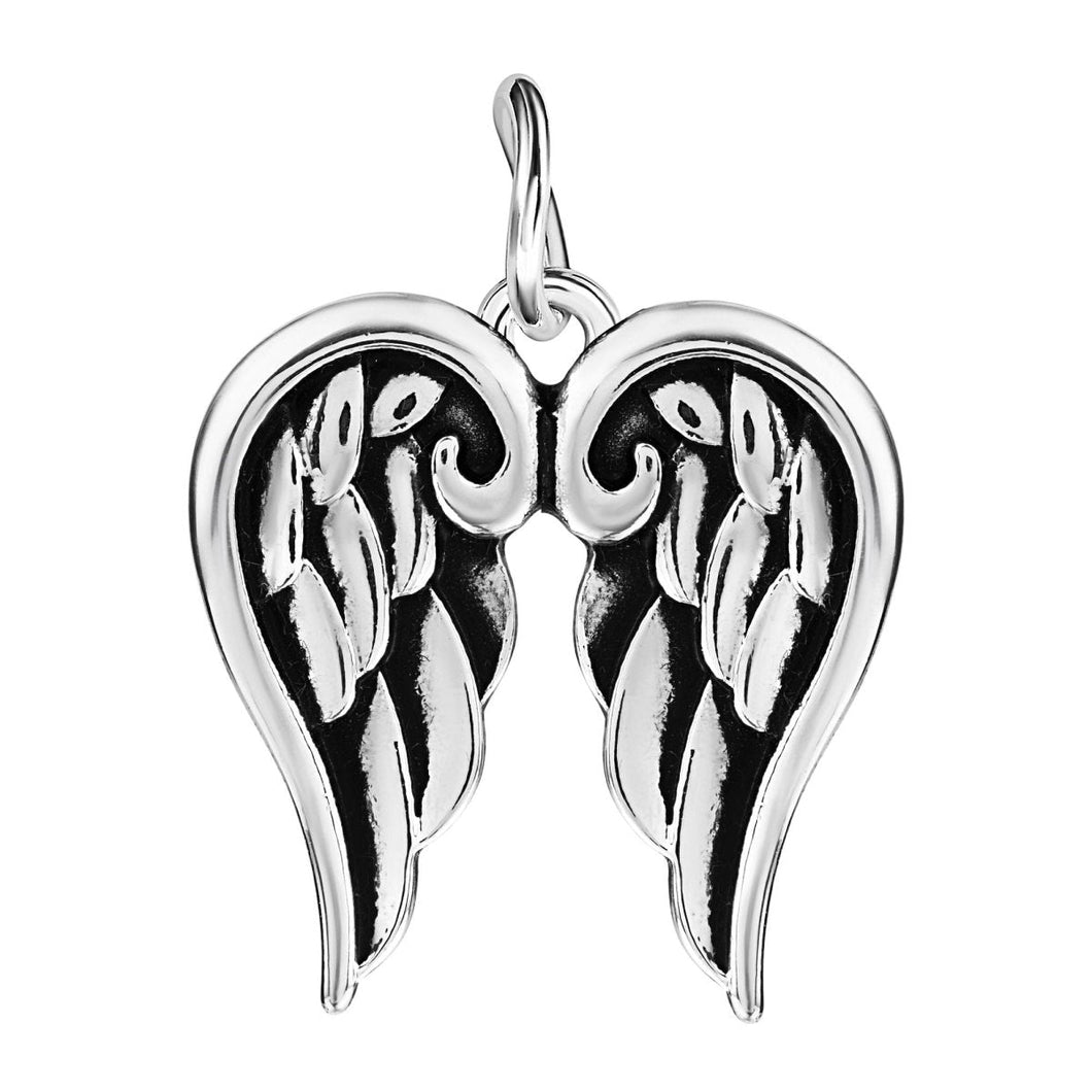 Double Angel Wings Religious Charms 