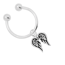 Load image into Gallery viewer, Double Angel Wings Religious Key Chains - The Awareness Company