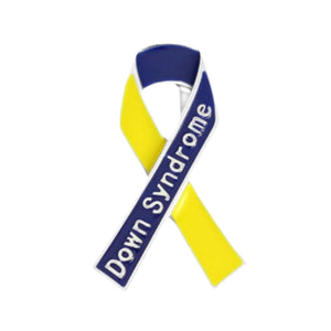 Down Syndrome Ribbon Pins - The Awareness Company