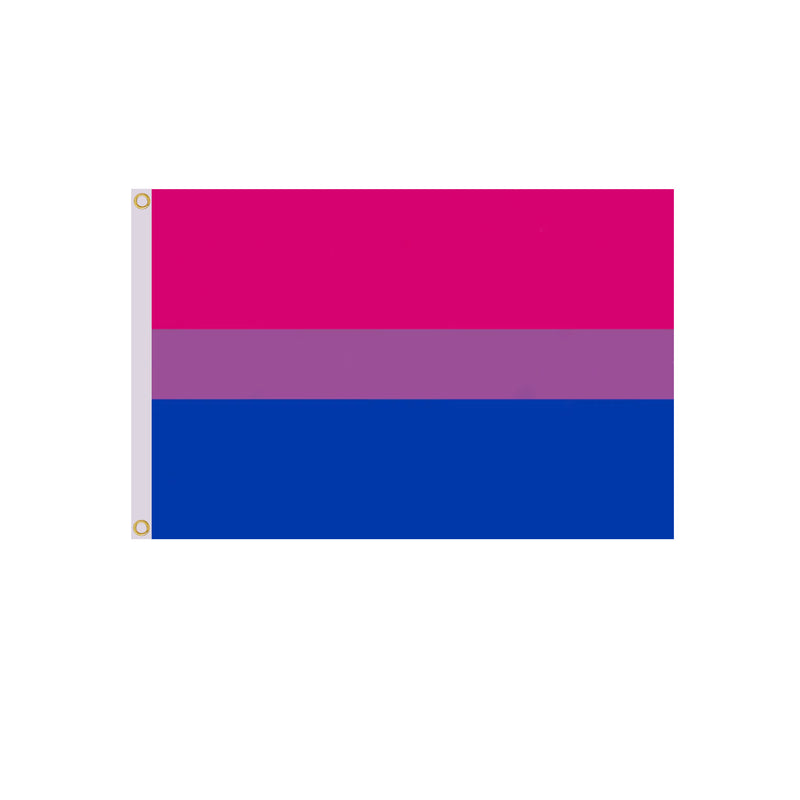 Bisexual 3 Feet by 5 Feet Nylon Flag