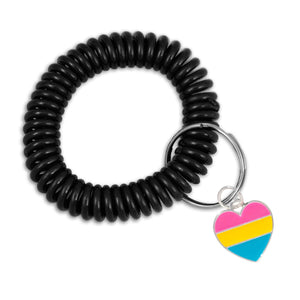 Gay Pride Elastic Keychain Bracelets (Pick Your Charm) - The Awareness Company
