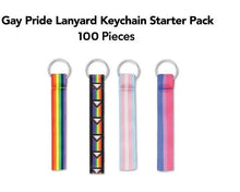 Load image into Gallery viewer, Gay Pride Keychain Bundle (100 Pieces) - The Awareness Company