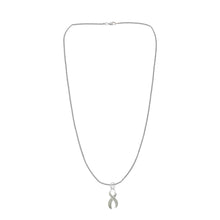 Load image into Gallery viewer, Gray Ribbon Necklaces - The Awareness Company