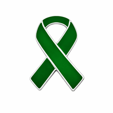 Load image into Gallery viewer, Green Ribbon Awareness Pins - The Awareness Company