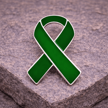 Load image into Gallery viewer, Green Ribbon Awareness Pins - The Awareness Company