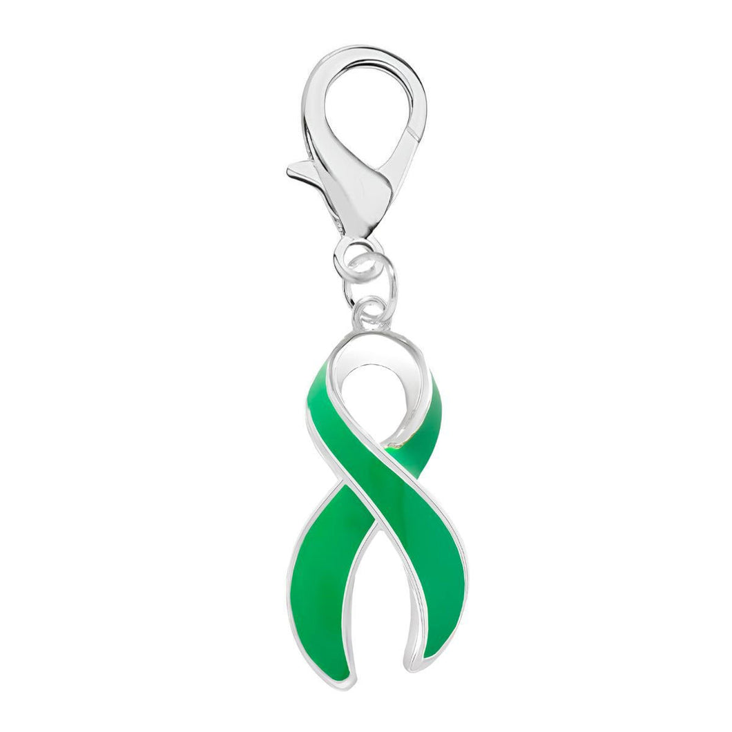 Green Ribbon Hanging Charms - The Awareness Company