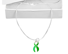 Load image into Gallery viewer, Green Ribbon Necklaces - The Awareness Company