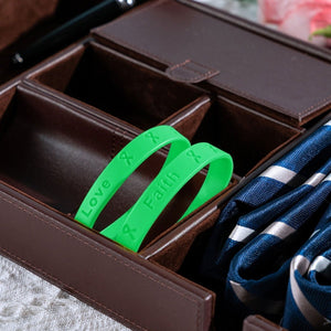 Green Ribbon Silicone Bracelet Wristbands (Child Size) - The Awareness Company
