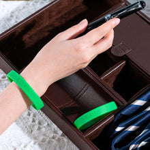 Load image into Gallery viewer, Green Ribbon Silicone Bracelet Wristbands (Child Size) - The Awareness Company