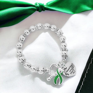 Green Ribbon Where There is Love Bracelets - The Awareness Company