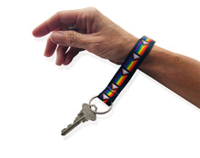 Load image into Gallery viewer, Daniel Quasar Flag Lanyard Style Keychains