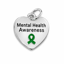Load image into Gallery viewer, Heart Shaped Mental Health Charms - The Awareness Company