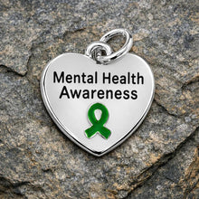 Load image into Gallery viewer, Heart Shaped Mental Health Charms - The Awareness Company