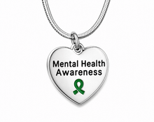 Load image into Gallery viewer, Heart Shaped Mental Health Necklaces - The Awareness Company
