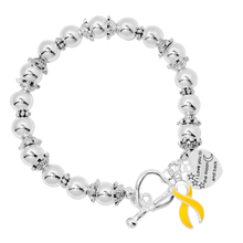 Load image into Gallery viewer, I Love You To The Moon Gold Ribbon Bracelets - The Awareness Company