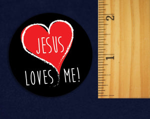 Jesus Loves Me Stickers 