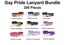 Load image into Gallery viewer, Large Gay Pride Lanyard Bundle (200 Pieces)