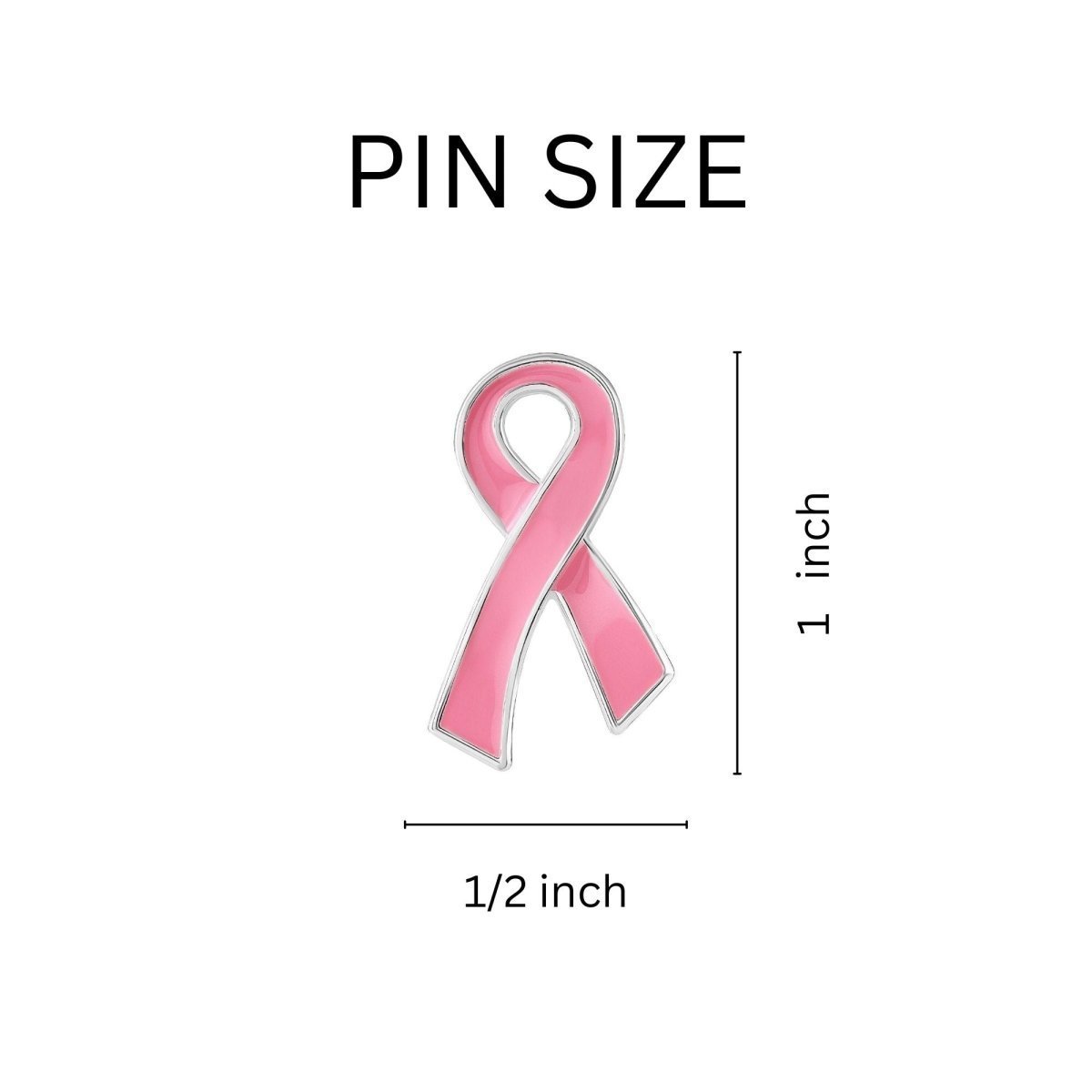 Bulk Pink Ribbon Pins for Breast Cancer Awareness, Bulk Pink Ribbon ...