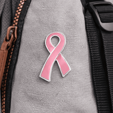 Load image into Gallery viewer, Large Flat Pink Ribbon Pins - The Awareness Company
