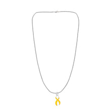 Load image into Gallery viewer, Large Gold Ribbon Necklaces - The Awareness Company