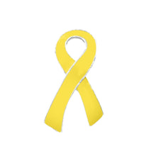 Load image into Gallery viewer, Large Yellow Ribbon Pins - The Awareness Company