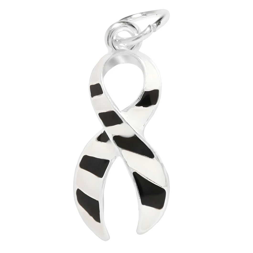 Large Zebra Print Ribbon Charms