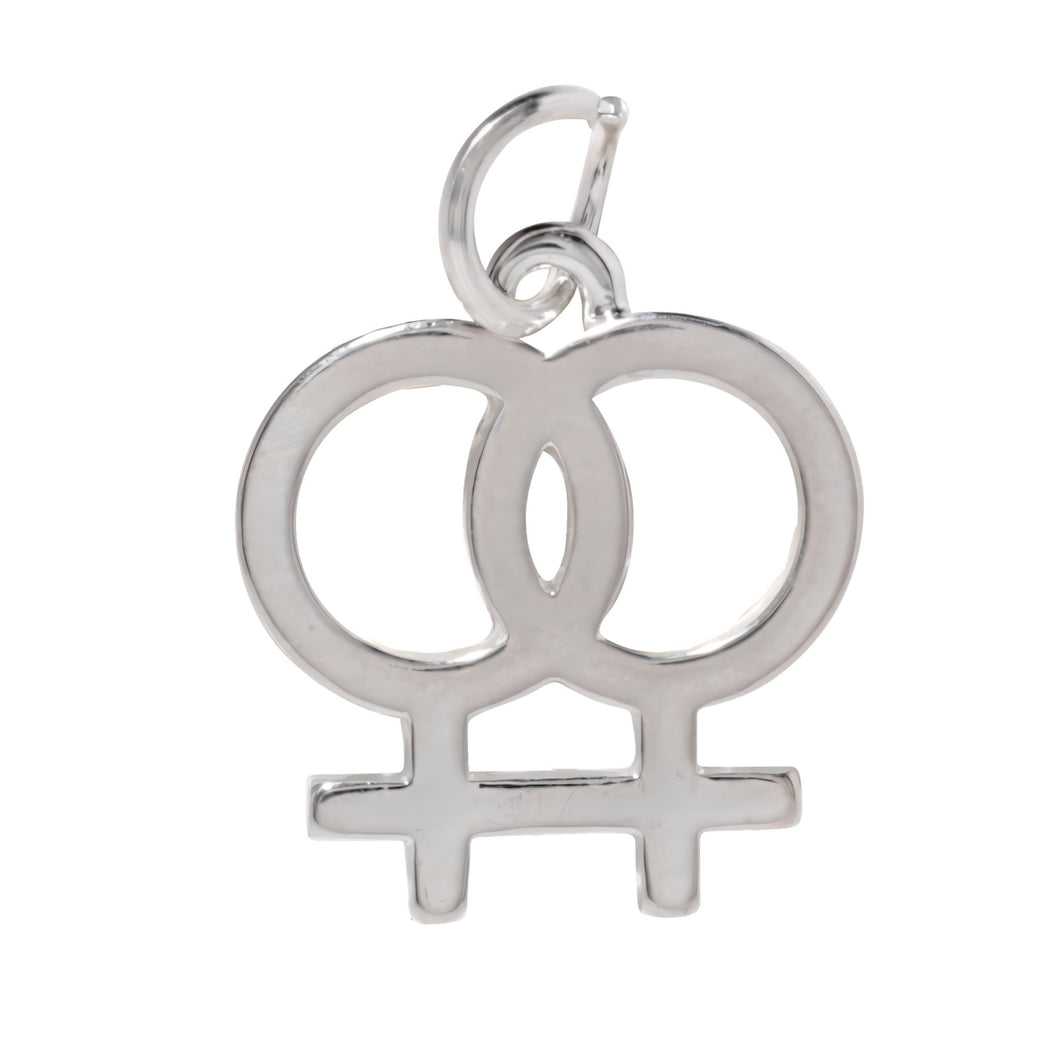 Lesbian Same Sex Female Symbol Charms - The Awareness Company