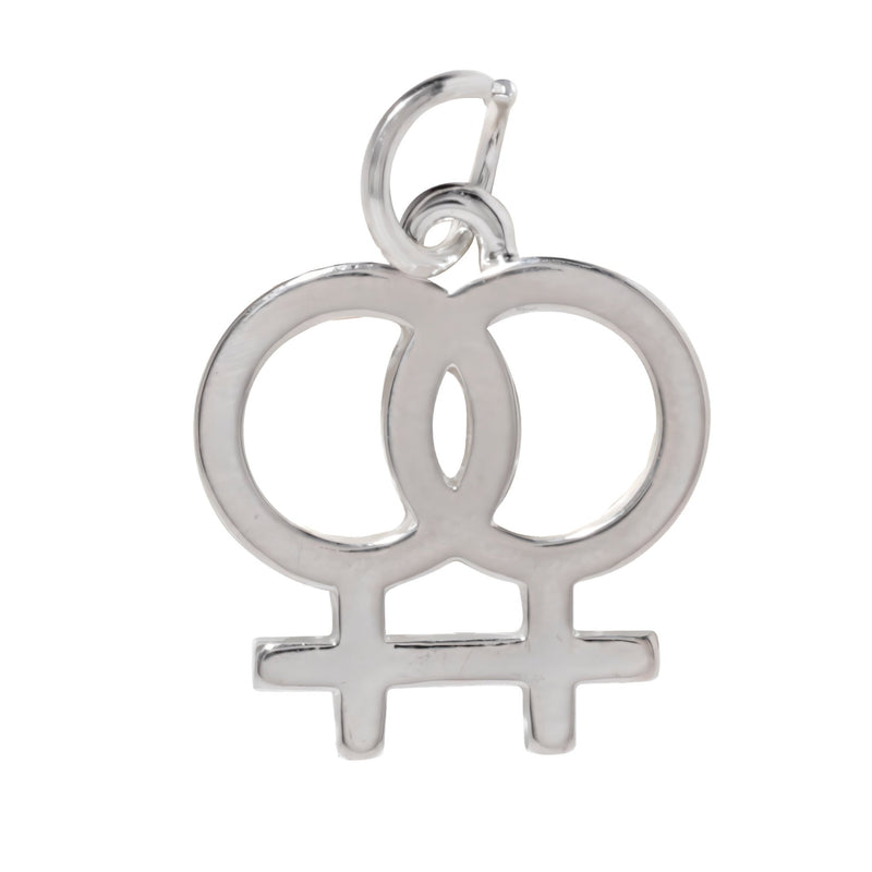 Lesbian Same Sex Female Symbol Charms - The Awareness Company